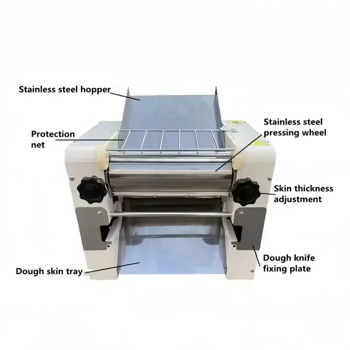 Machine automatique commerciale de presse de pâte de Pizza de pétrin de rouleau