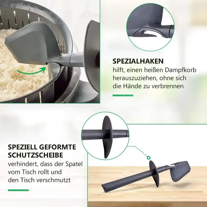 Spatule-raclette de remplacement universelle résistante à la chaleur pour Vorwerk Thermomix TM6 TM5 TM31