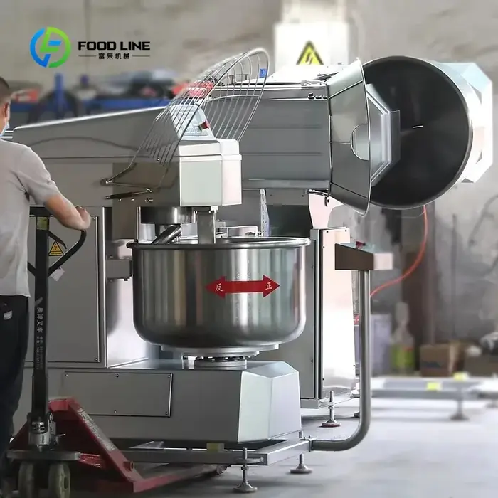 Mélangeur de pâte à pain en spirale industriel personnalisé, Machine à pétrir la pâte à Pizza, 25kg 