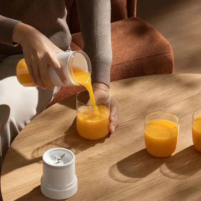 NOUVEAU Mixeur Portable MIJIA 2 en 1 : Extracteur de Jus Électrique et Robot Culinaire pour Fruits et Légumes