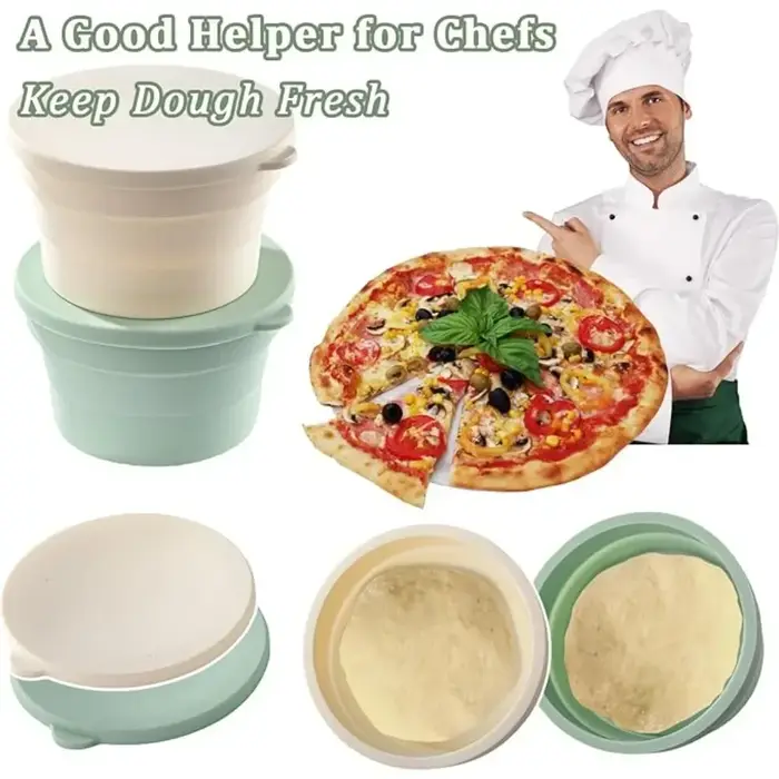 Boîte de mélange de pâte à Pizza avec couvercle