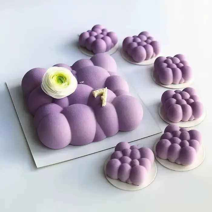 Moule à gâteau en Mousse nuage 3D en Silicone