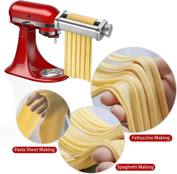 Accessoire de rêve de pâtes pour centre commercial KitchenAid, rouleau de feuille de pâtes, coupe-sp