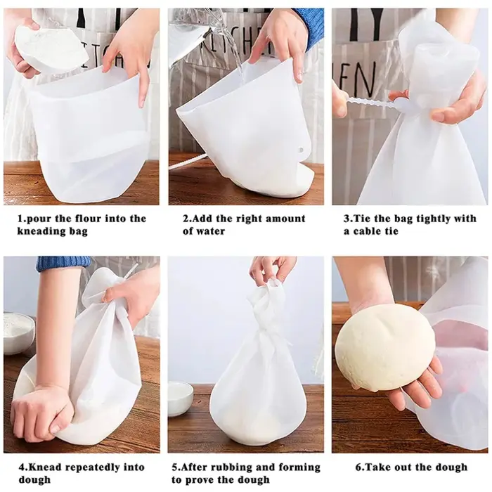 Sac de pâte à pétrir magique en Silicone