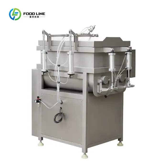 Mélangeur alimentaire multifonctionnel industriel entièrement automatique, pour viande, poisson, saucisses, boulettes, marinage, durcissement, mélange sous vide