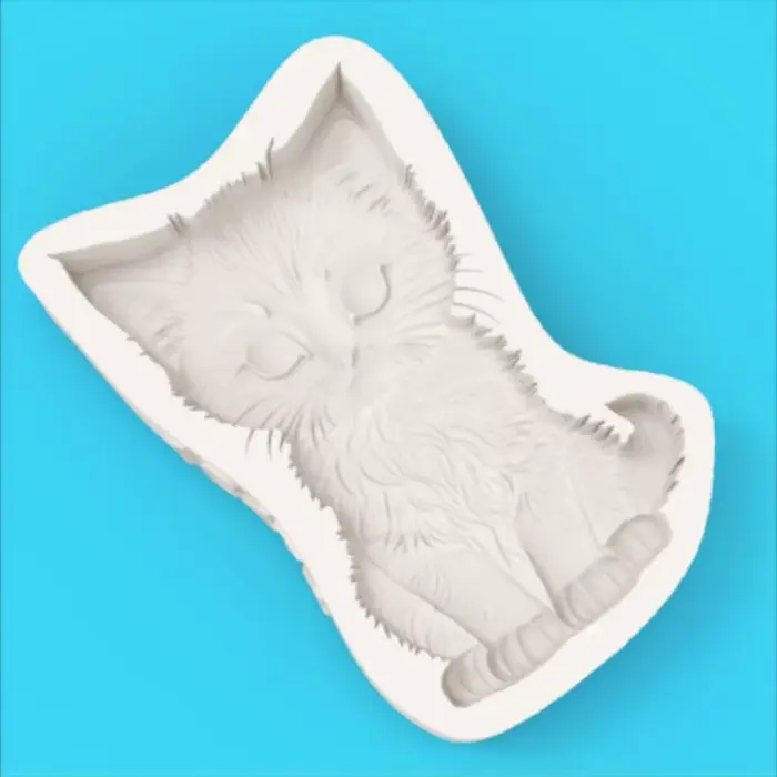 Moule en silicone chaton mignon