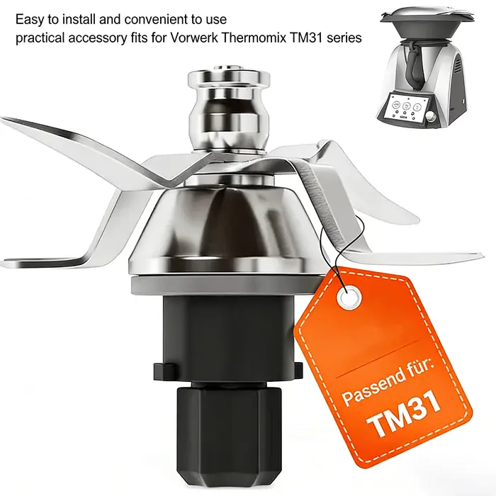 Lame de mélangeur de remplacement pour Vorwerk Thermomix TM31-processeur alimentaire couteau à mélan