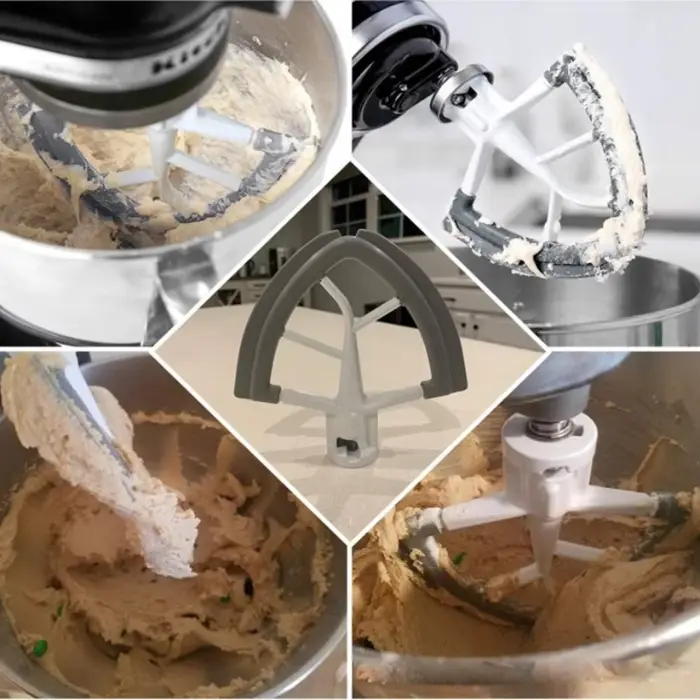 Batteur à bord flexible pour mélangeur KitchenAid 4
