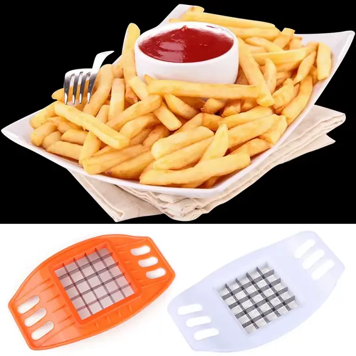Coupe-pommes de terre frites en acier inoxydable