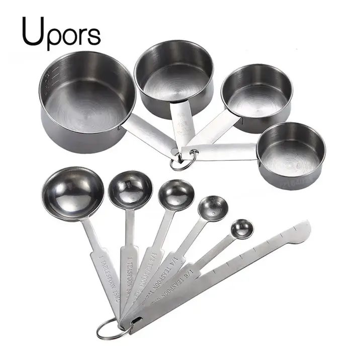 UPORS tasses à mesurer ensemble de cuillères à mesurer de cuisine empilables de qualité supérieure e