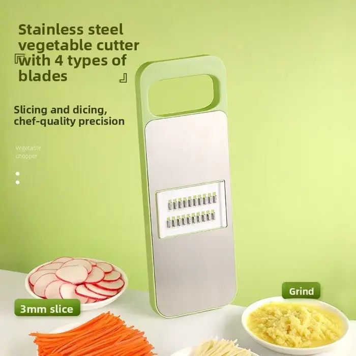 Essentiels de cuisine : Hachoir à légumes multifonctionnel en acier inoxydable