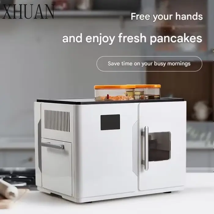 Robot Électrique Magique pour la Fabrication de Roti, Rotti, Ata, Chapati, Pain Plat et Tortilla - Machine Automatique à Roti et Chapati