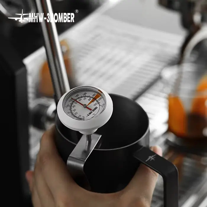 MHW-3BOMÉRO 0 à 100 ℃ Thermomètre à cadran pour cafetière, pichet à mousse de lait, café professio