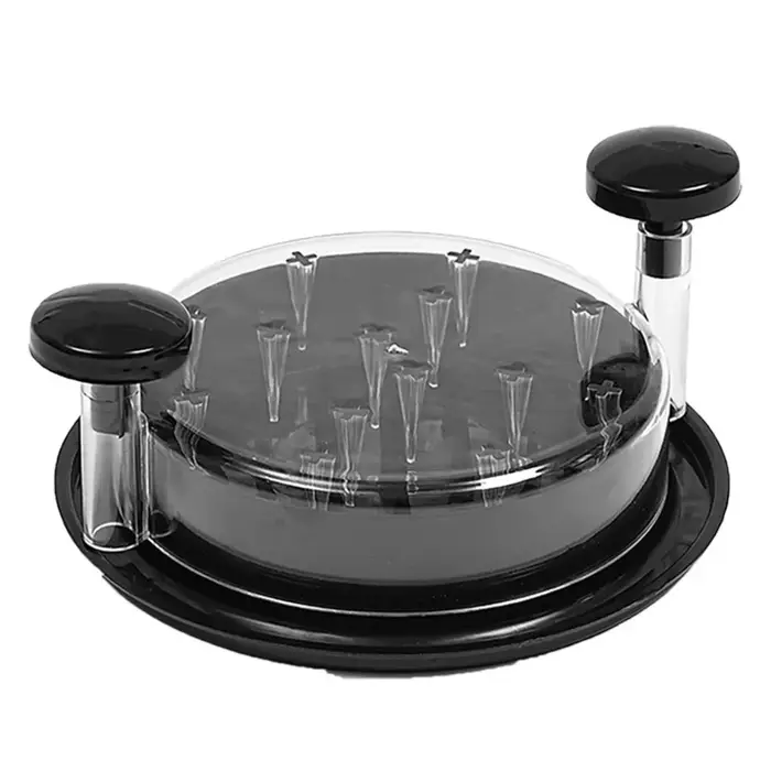 Outil de broyeur de poulet à couvercle Visible, déchiquetage de la viande de poulet, de la poitrine, Machine de déchiquetage de la viande, outil de cuisine rotatif