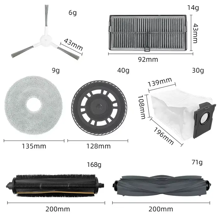 Pièces détachées pour aspirateur robot Dreame L40 Ultra AE / L40