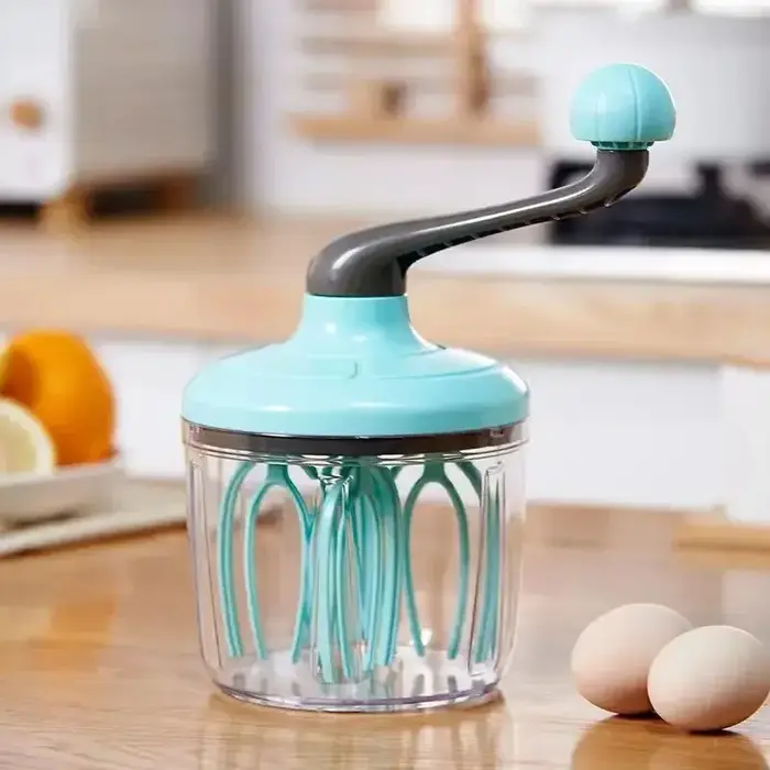 Fouet manuel semi-automatique multi-usage pour blanc d'œuf/crème/pâte à gâteau mélangeur à manivelle outils de cuisine ménagers