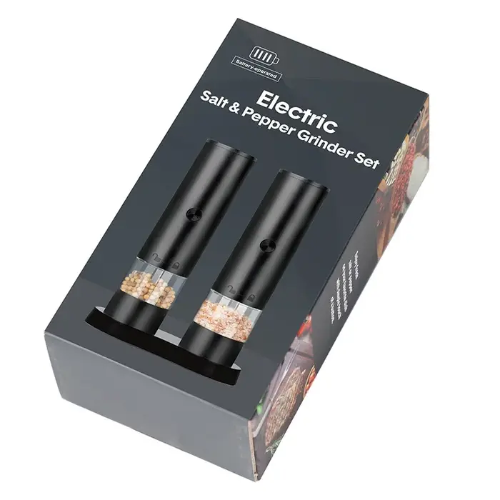 Nouveau moulin à sel et à poivre électrique Rechargeable grossièreté réglable grande capacité broyeurs à épices automatiques outil de cuisine