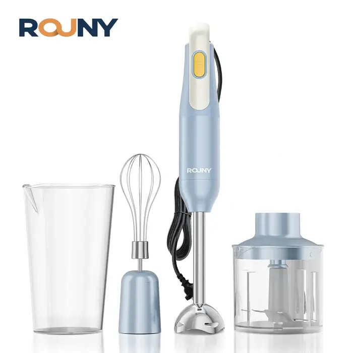 ROUNY – mélangeur à immersion portatif avec lames en acier inoxydable