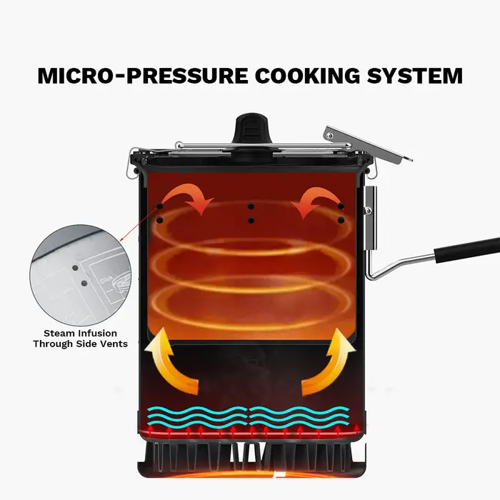 Cuiseur à riz à Micro pression en forme d'érable à feu, tasse de cuisson Portable ultralégère pour Pot G3, 300ml, ustensiles de cuisine pour Camping et randonnée