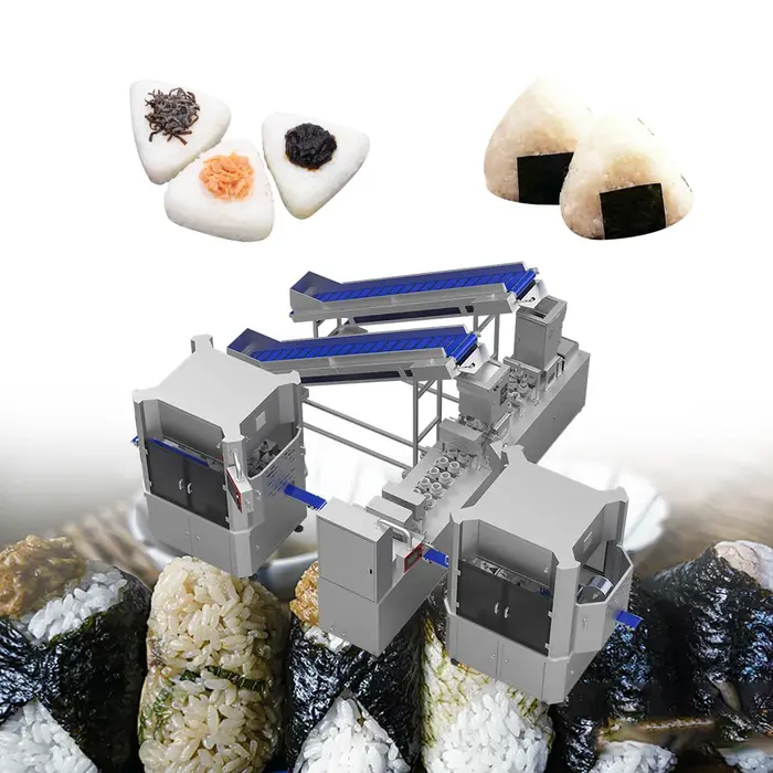 FOODLINE Ligne de production de machines à sushi triangulaires Onigiri Niguiri