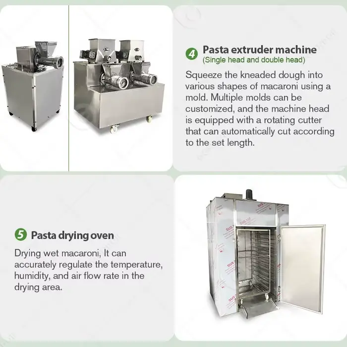 Machine à pâtes électrique compacte 100 kg