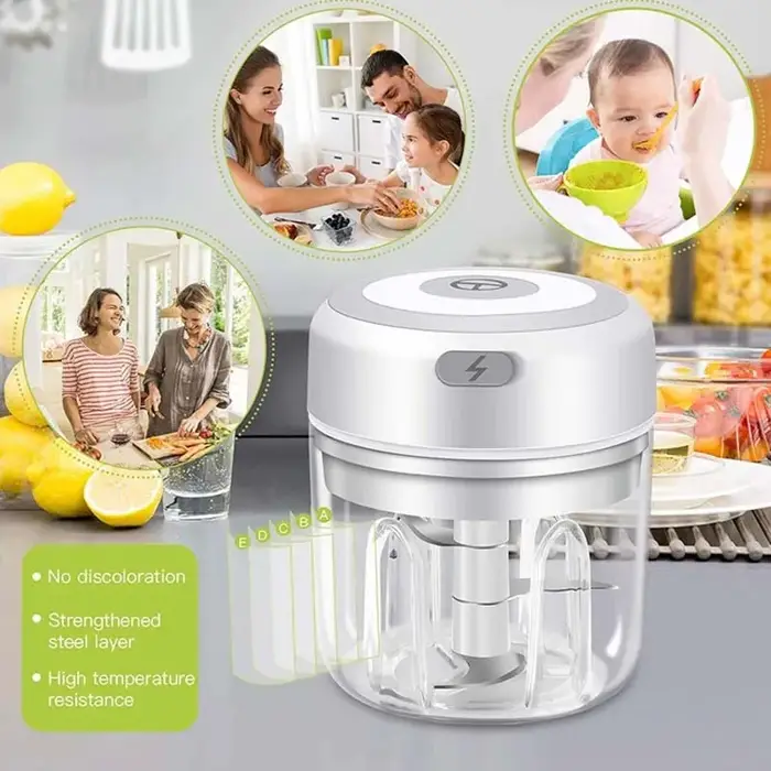 Mini hachoir à ail électrique 100/250ML
