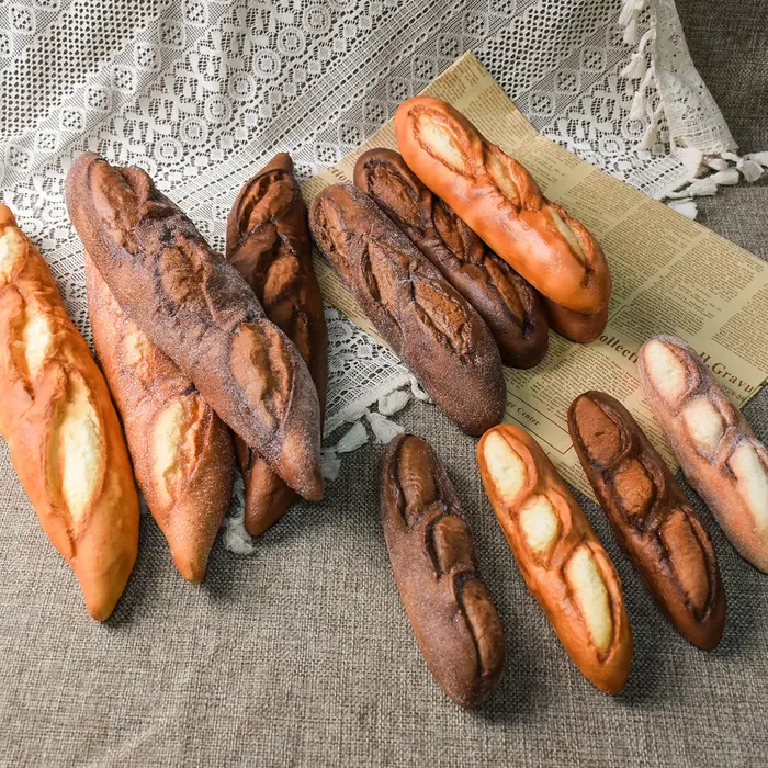 1 pièce Modèle alimentaire réaliste de pain de mie
