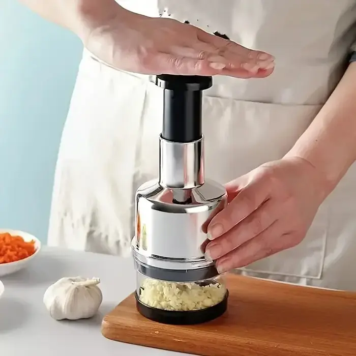 Broyeur manuel d'ail, trancheur portatif de pressage de légumes et d'herbes pour les gadgets de cuisine