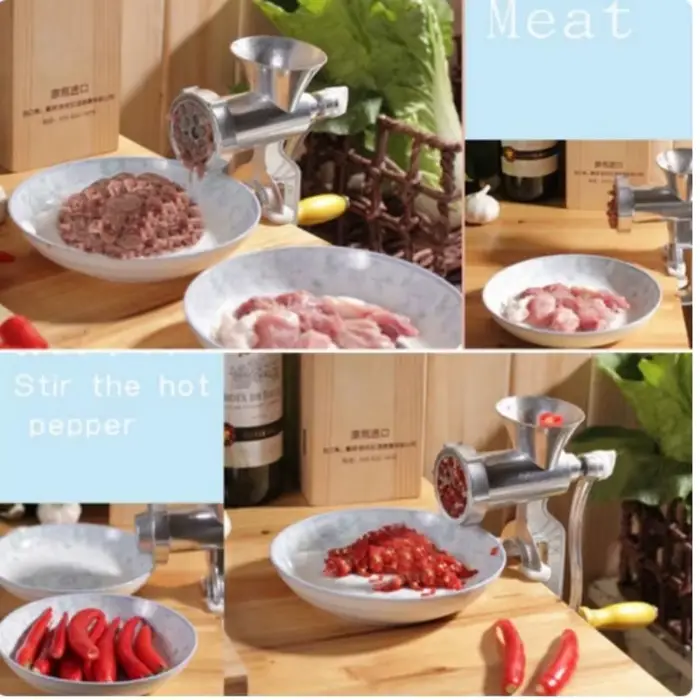 Hachoir à viande manuel multifonctionnel pour usine de cuisine