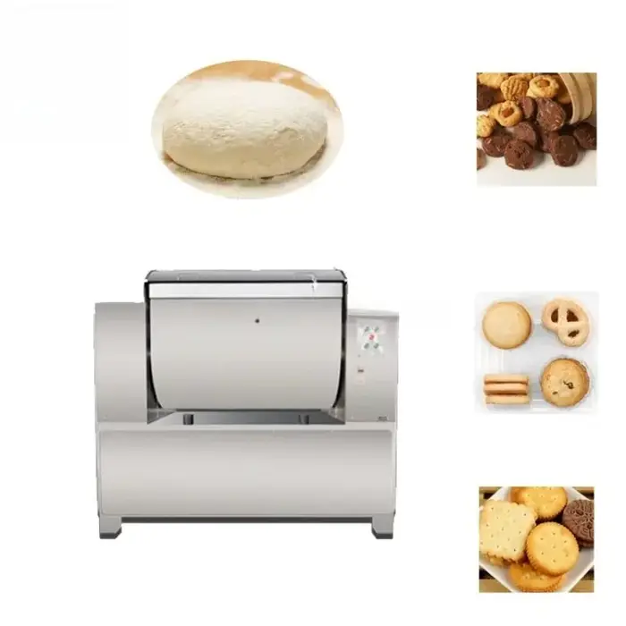 Machine commerciale de mélangeur de pâte sous vide 25kg 75kg Pizza pain gâteau nouilles blé farine mélange