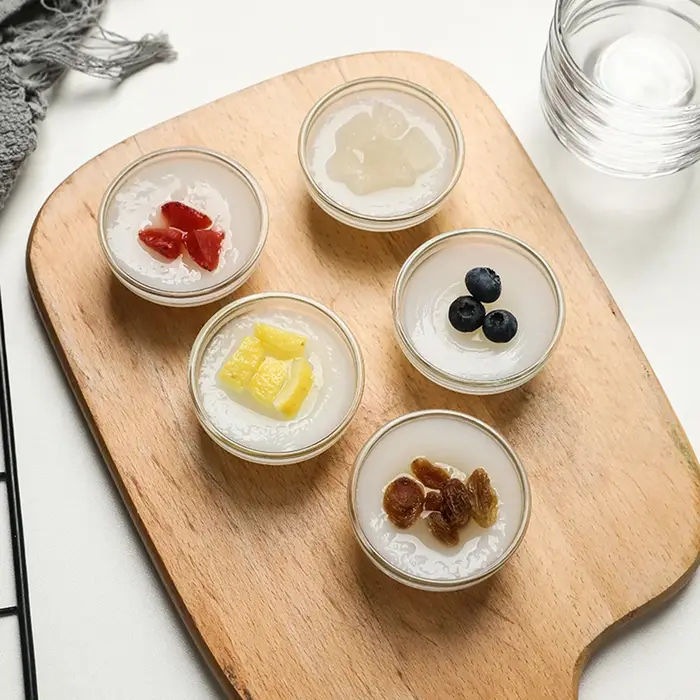 Bol à gâteau en verre Mini bols à pincer