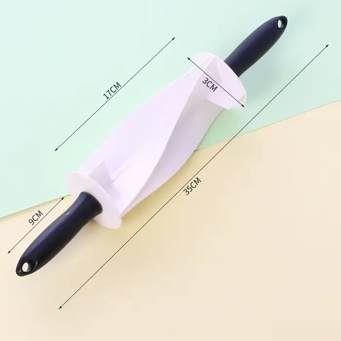 Coupe-Croissants en Plastique, Rouleau à Rouler, Accessoire de Pâte, Outil de Cuisson de Cuisine