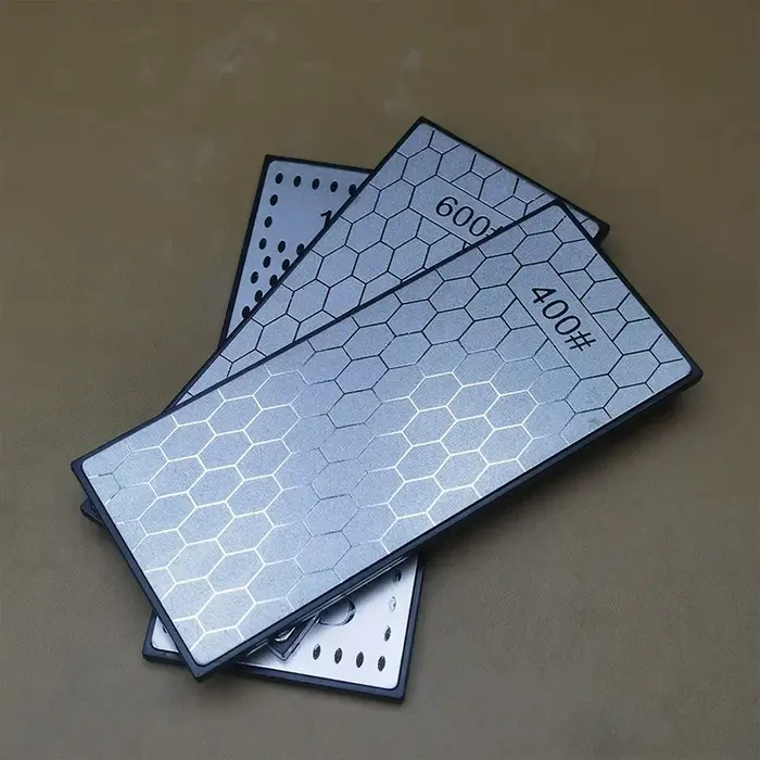 DMD aiguiseur de cuisine couteau de Chef pierre à aiguiser diamant 400 600 1000 1200 grain pierre à