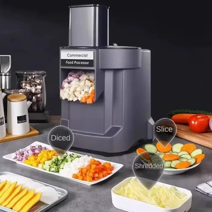 Machine commerciale de découpe de légumes