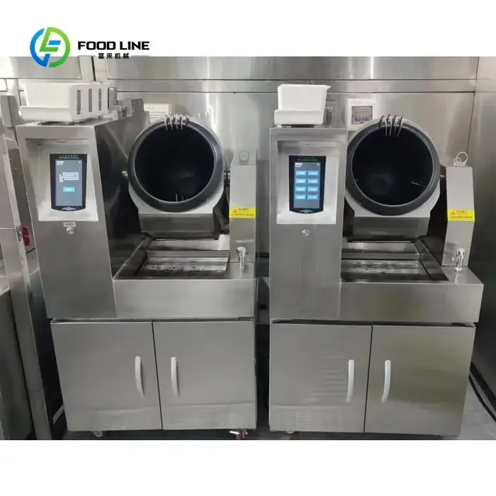 Robot de cuisine automatique personnalisé en acier inoxydable pour la cuisson par agitation, cuiseur