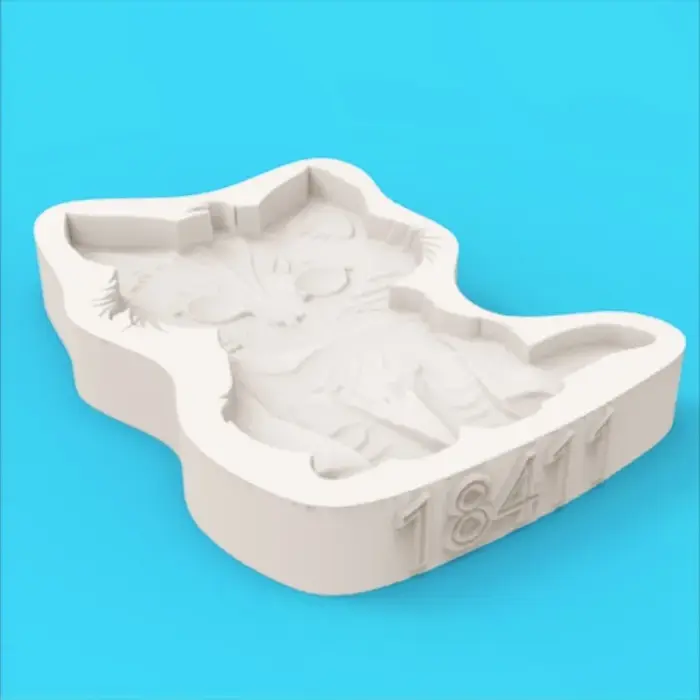 Moule en silicone chaton mignon