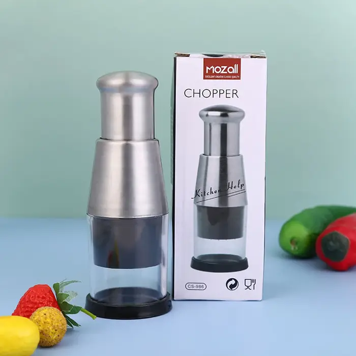 Hachoir à légumes en acier inoxydable