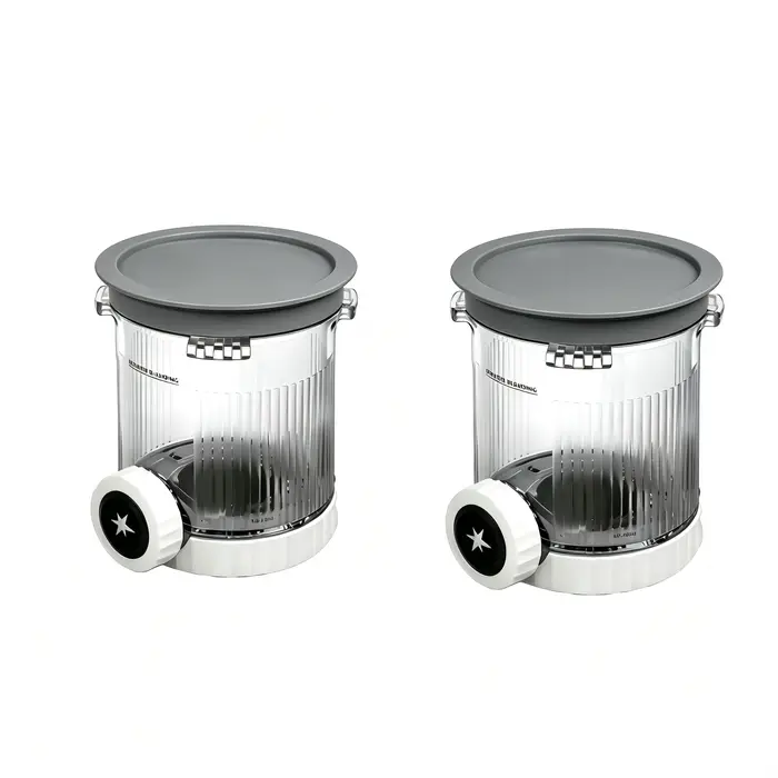 Contenants de remplacement Ninja Creami Swirl Pint avec couvercles assortis compatibles avec les machines à crème glacée