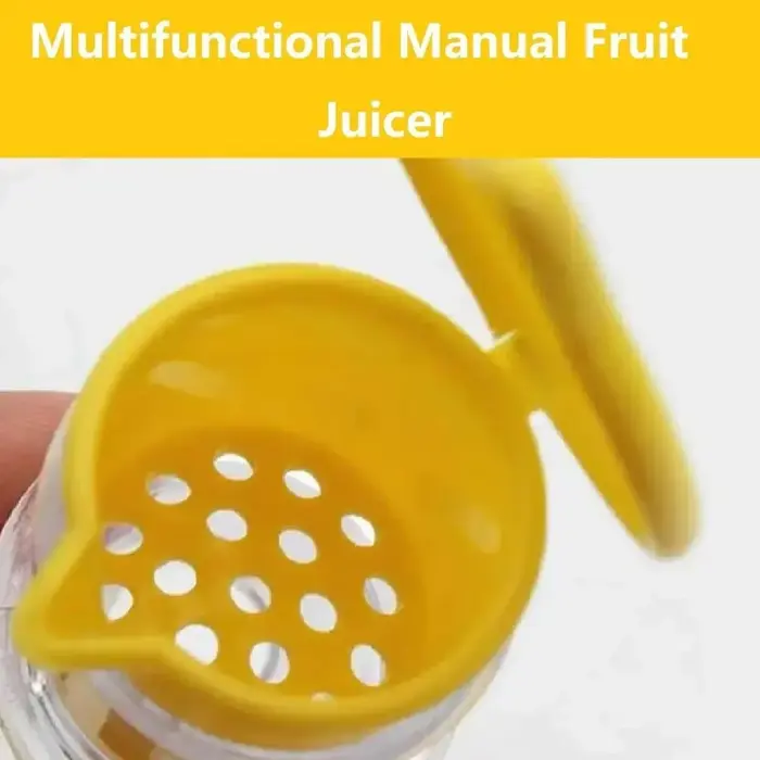 Presse-citron manuel, extracteur de jus de chaux transparent avec couvercle