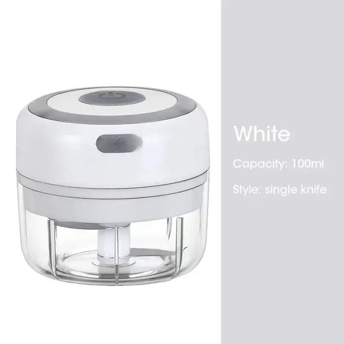 Hachoir électrique de cuisine 100/250ml, Mini presse-ail, broyeur à viande Portable USB, hachoir à l
