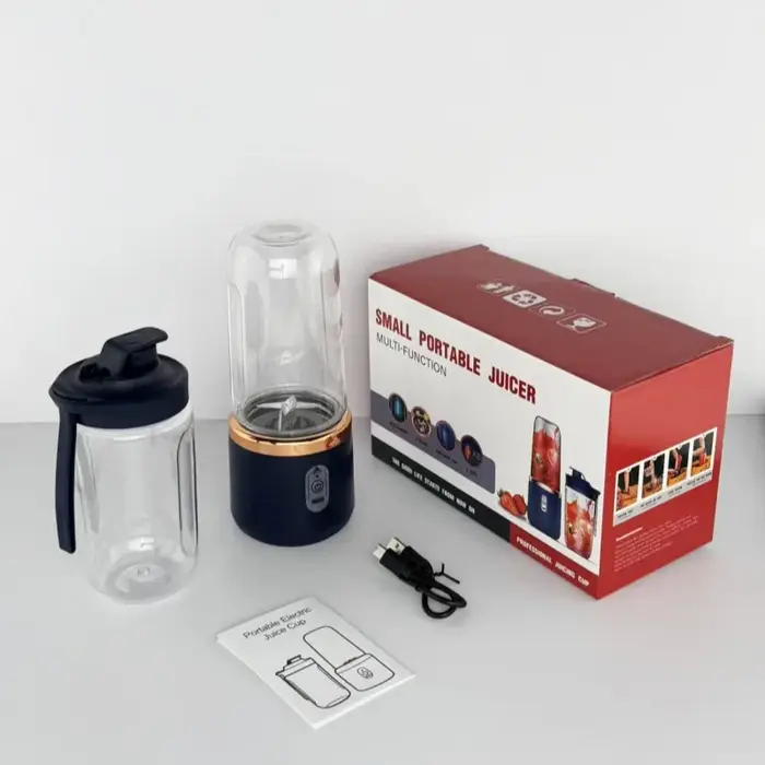 Mixeur de fruits frais électrique portable 400ML, multifonctionnel, rechargeable par USB, pour smoot